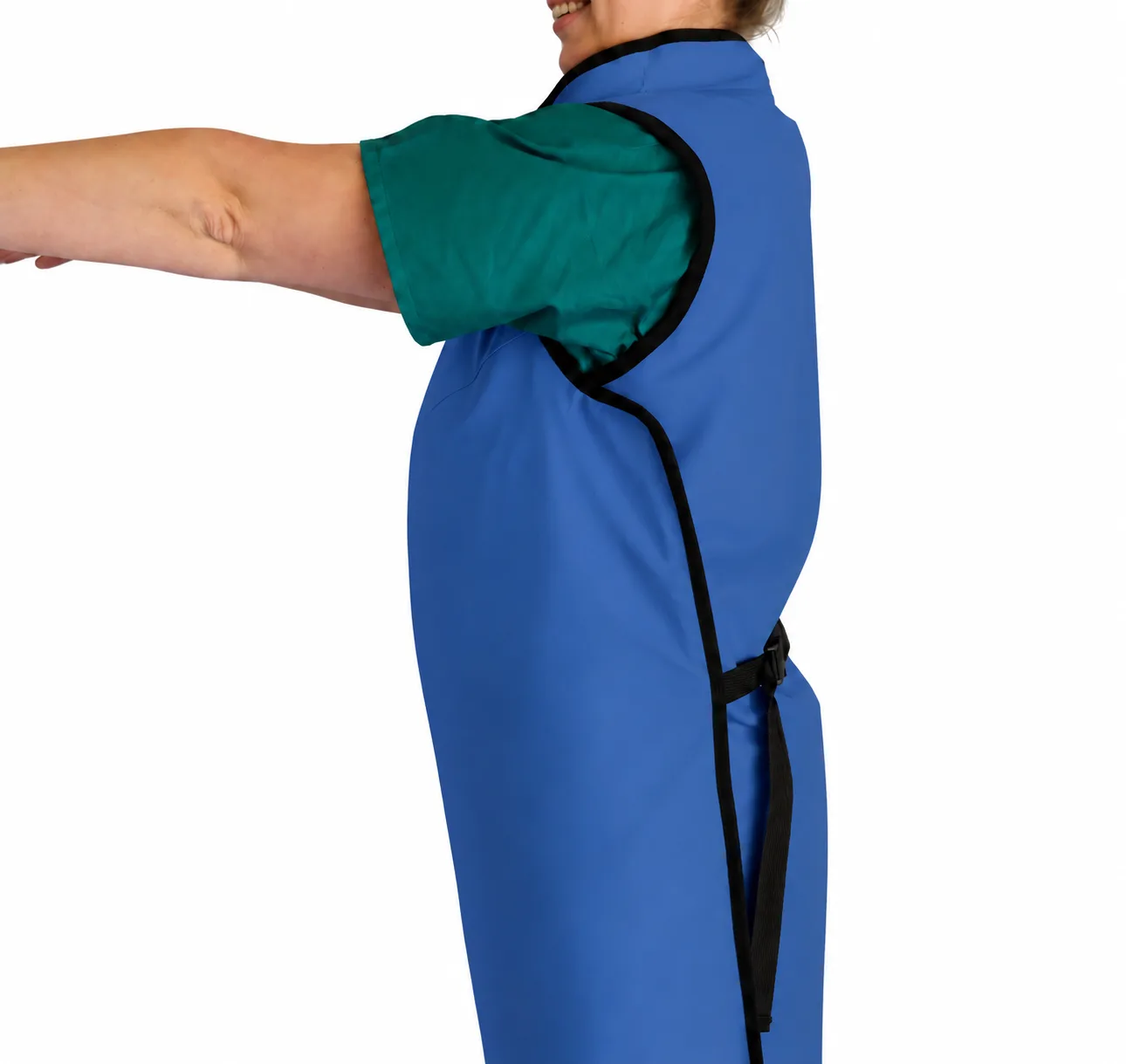 Chasuble plombée ergonomique — vue côté