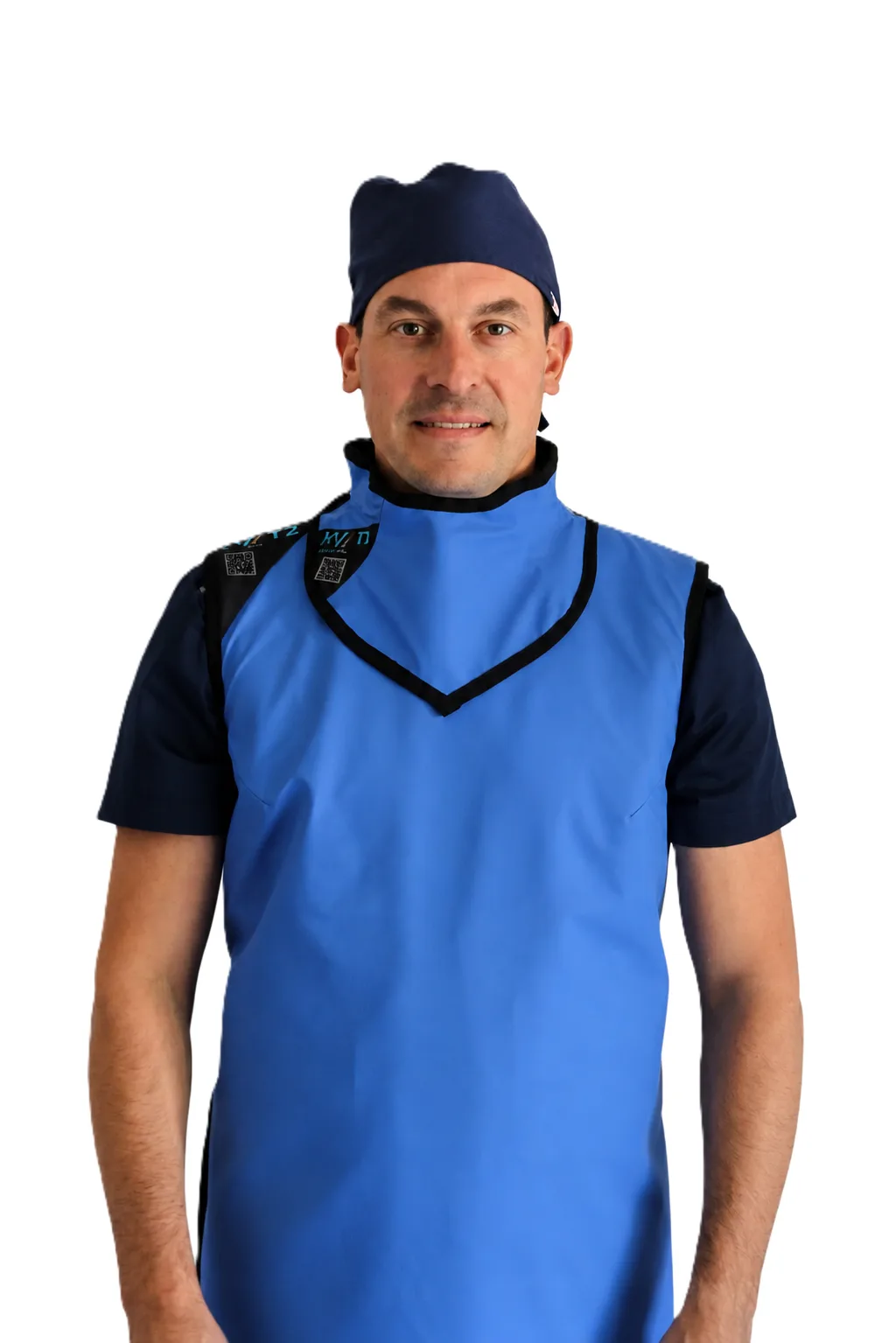 KEPLER ergonomic thyroid protector - child front view